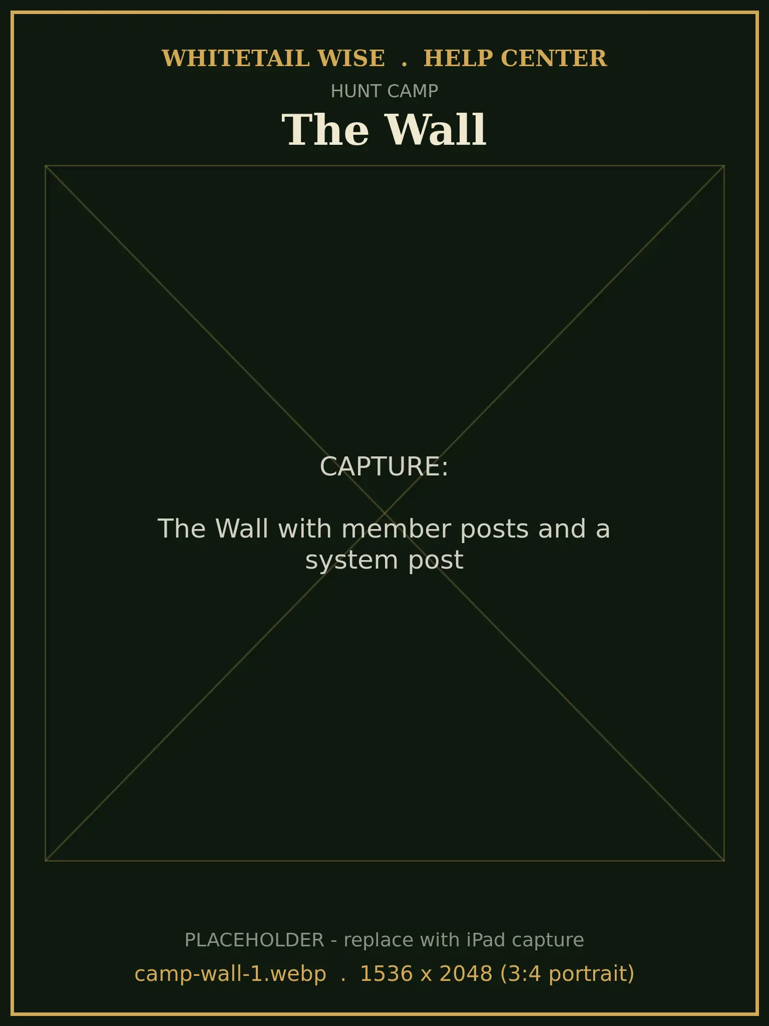The Wall with member posts and a system post