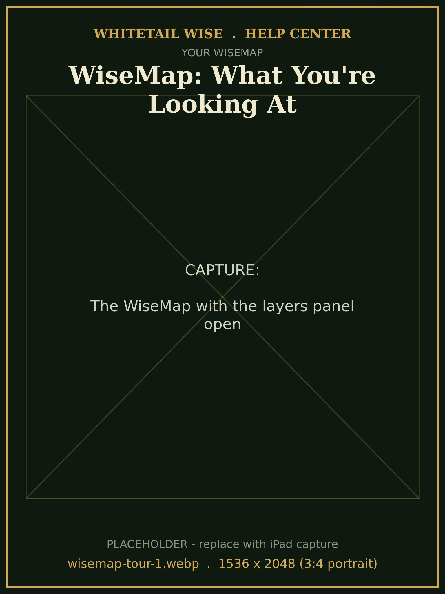 The WiseMap with the layers panel open